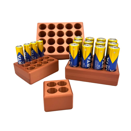 Battery-Holder (AA und AAA Batteriehalter / Aufbewahrungsfach)