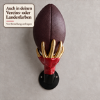 Football Wandhalter auf Wunsch in Vereinsfarben oder Landesfarben