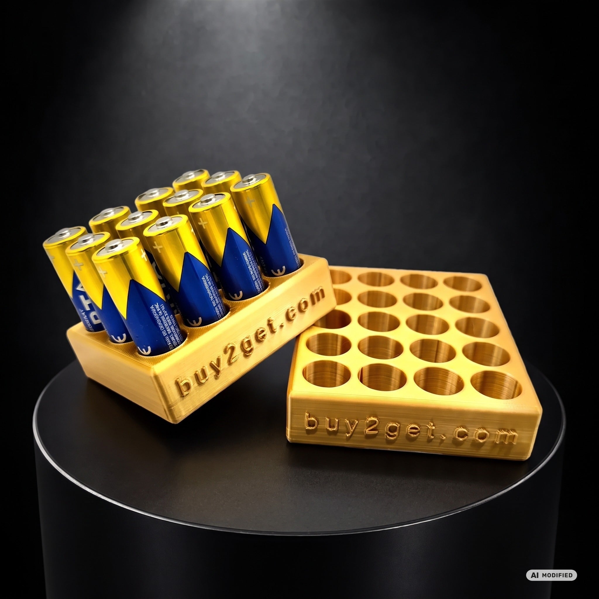 Battery-Holder (AA und AAA Batteriehalter / Aufbewahrungsfach)