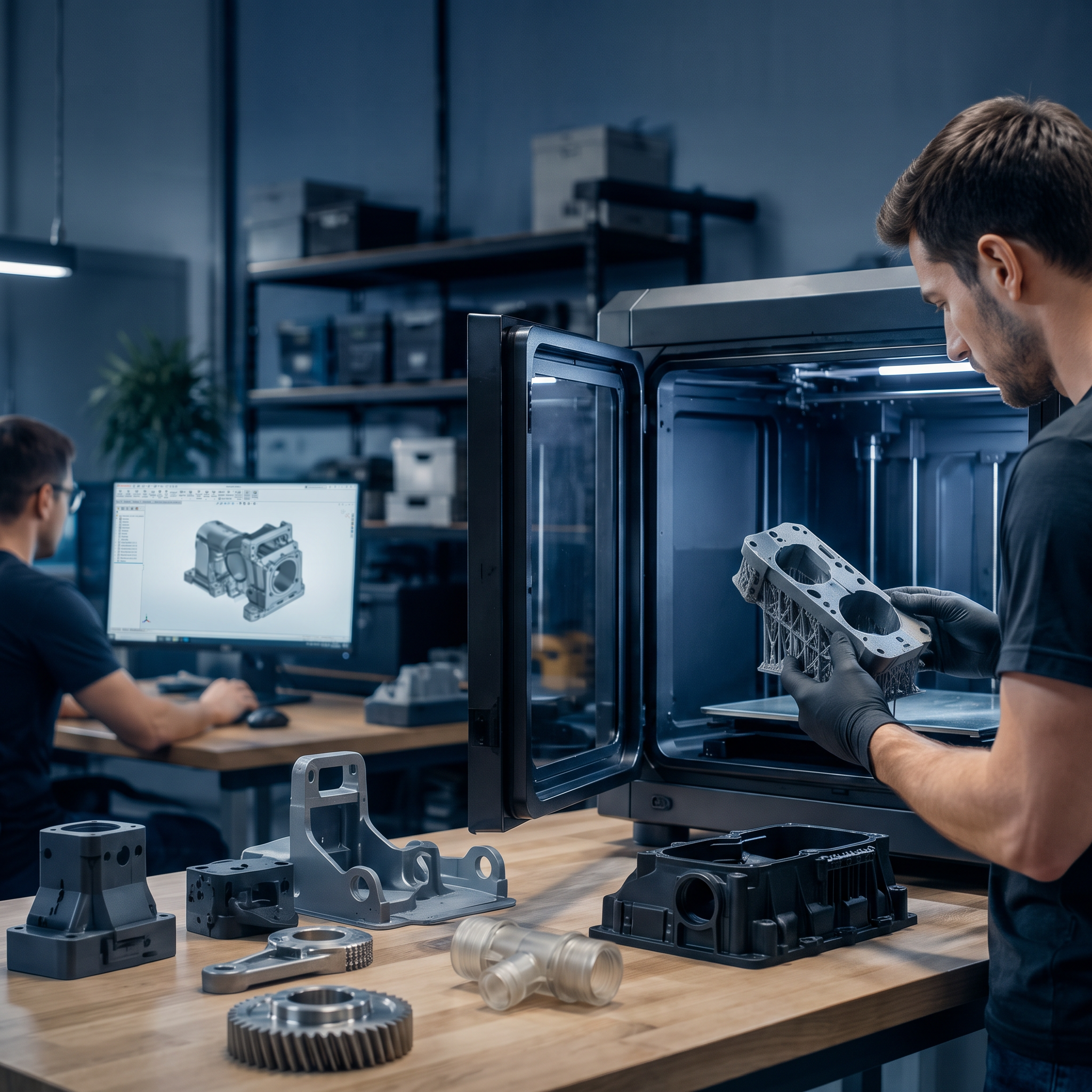 Konstruktion und Fertigung eines individuellen Bauteils im 3D-Druck